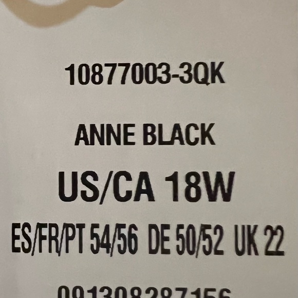 Black Anne Klein Pants - Picture 8 of 10